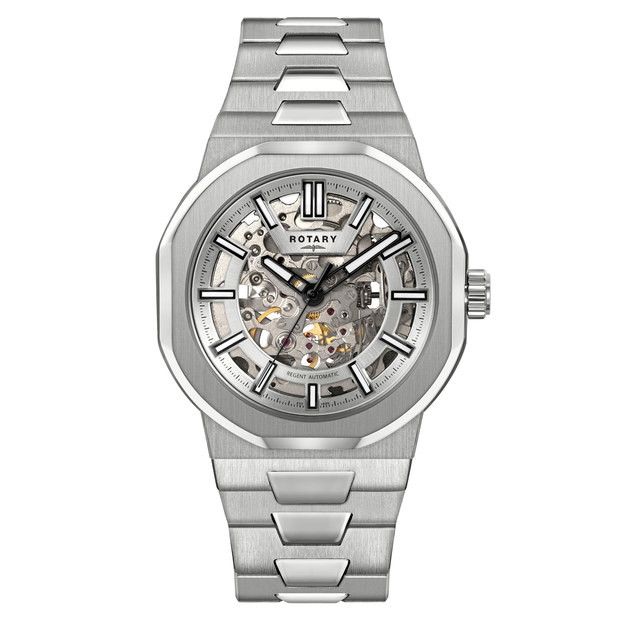 Rotary Regent Skeleton Automatic Watch - GB05495/06