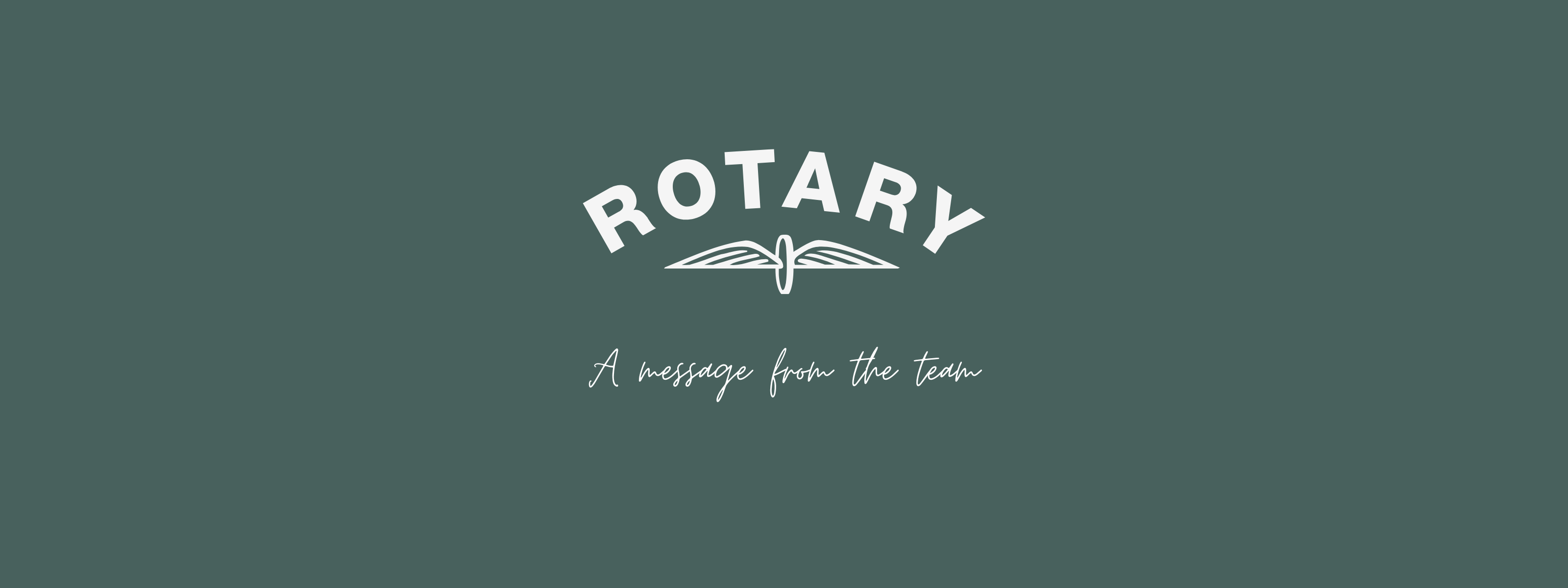 A New Chapter for Rotary