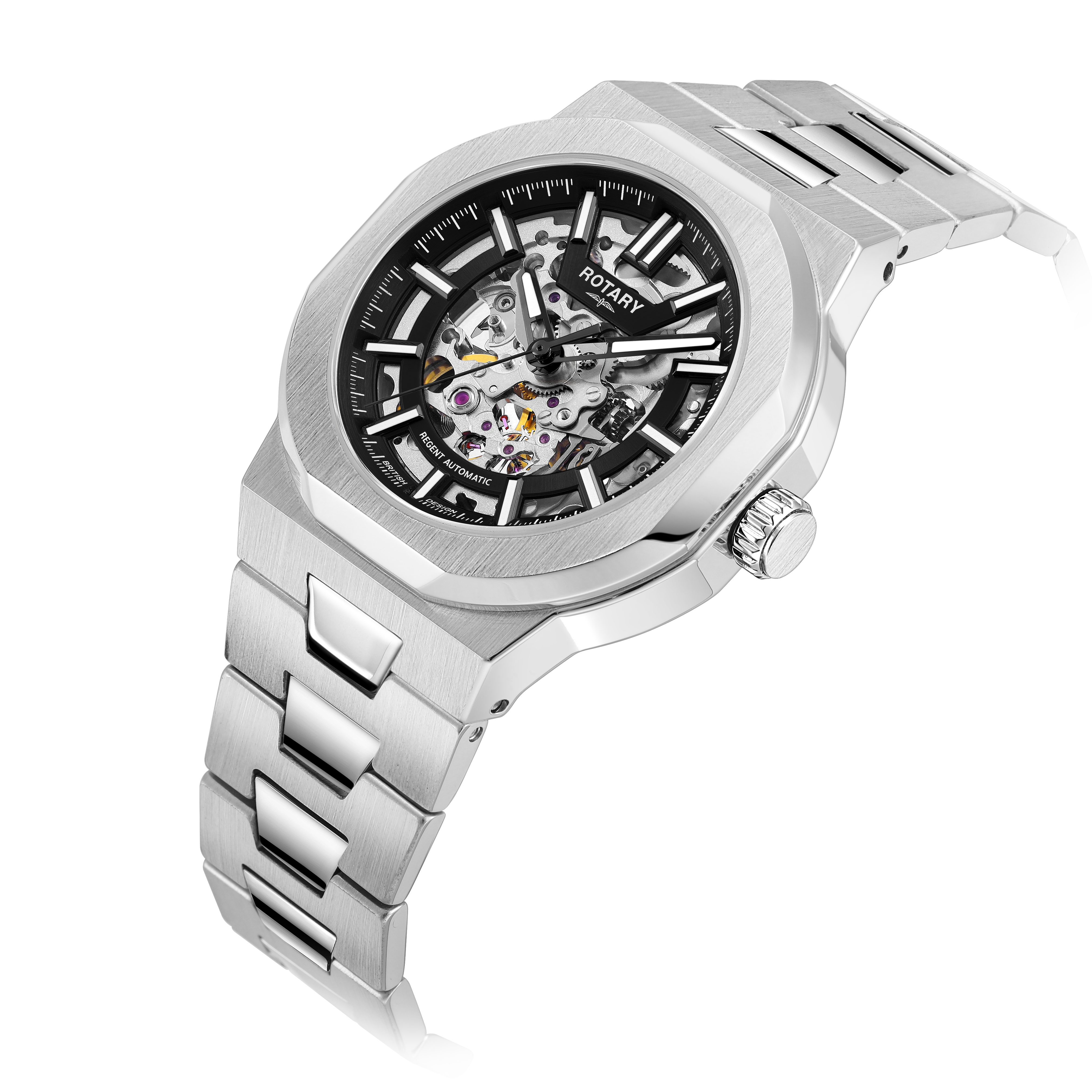 Rotary Regent Skeleton Automatic Watch - GB05495/04